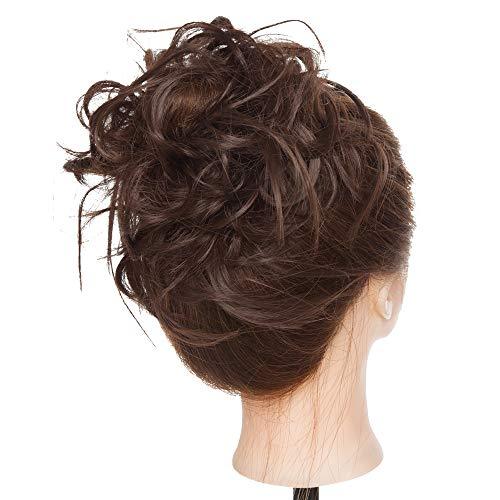 Messy Curly Bun with Combs - Image 55