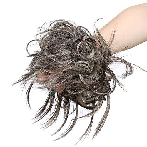 Messy Curly Bun with Combs - Image 68