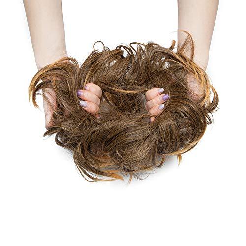 Messy Curly Bun with Combs - Image 77