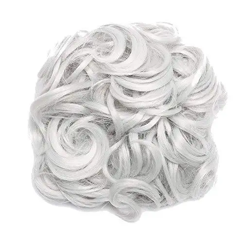 Messy Curly Bun with Combs - Image 8