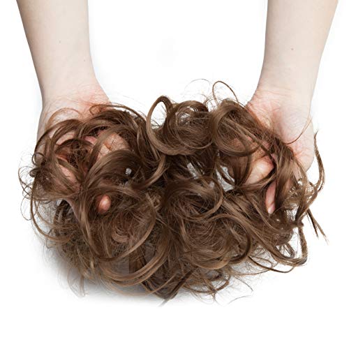 Messy Curly Bun with Combs - Image 82