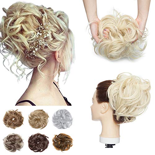 Messy Curly Bun with Combs - Image 86