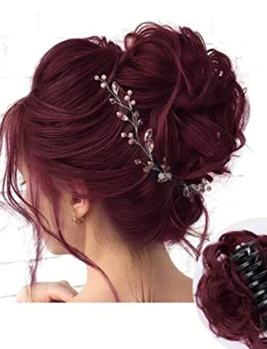 Messy Hair Bun - Image 36