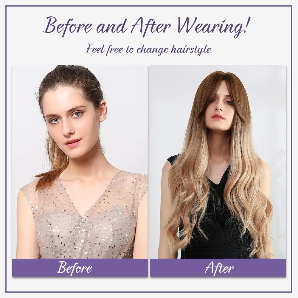 Michela Rooted Long Ombre Wig - Image 6