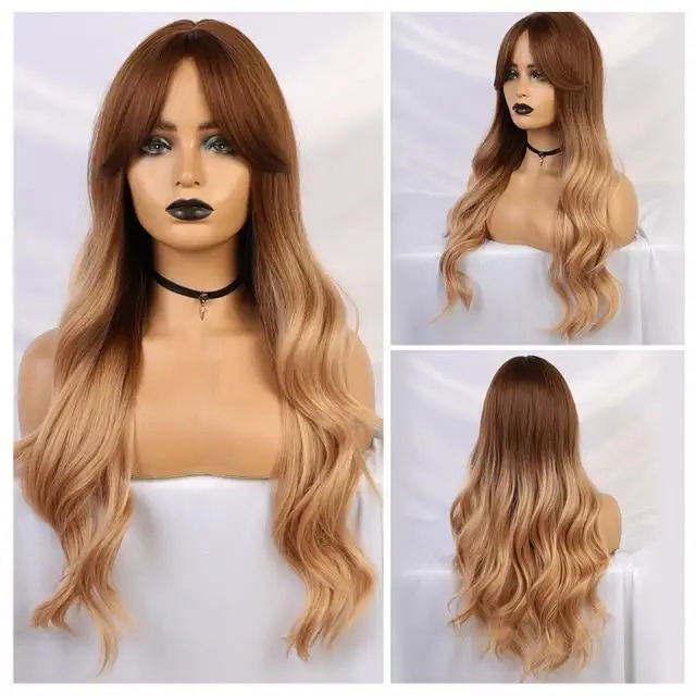 Michela Rooted Long Ombre Wig - Image 8