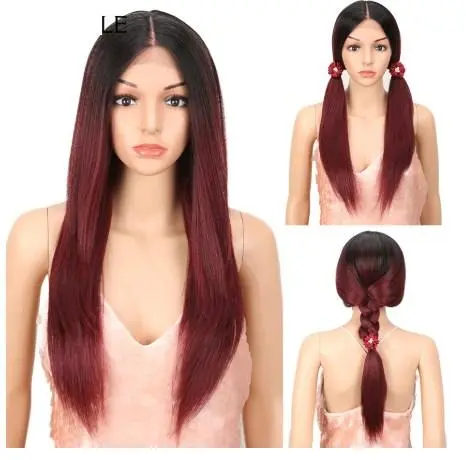 Michelle Lace Front Wig  Straight Lace Front Wig - Image 4