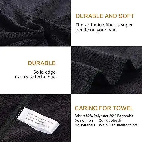 Microfiber Hair Towel Wrap - Image 11