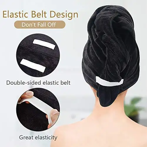 Microfiber Hair Towel Wrap - Image 13
