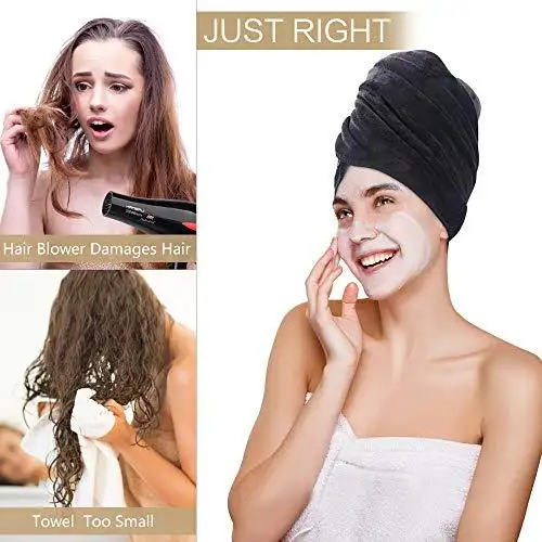 Microfiber Hair Towel Wrap - Image 15