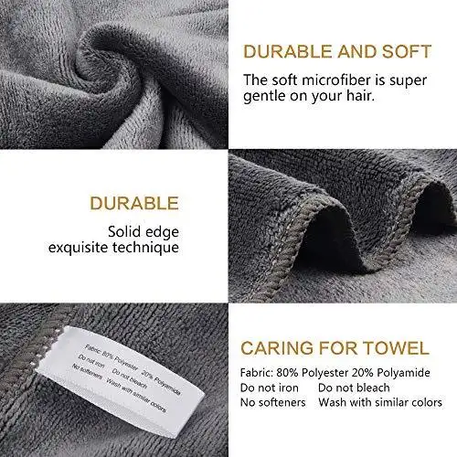 Microfiber Hair Towel Wrap - Image 17