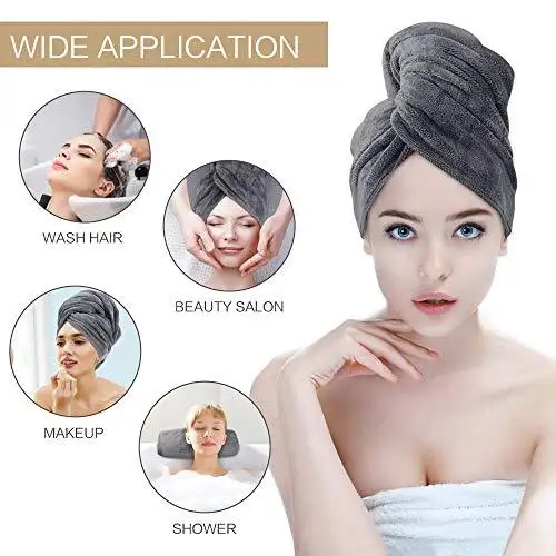 Microfiber Hair Towel Wrap - Image 22