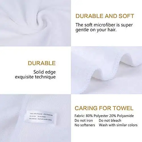 Microfiber Hair Towel Wrap - Image 26
