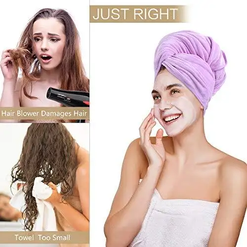 Microfiber Hair Towel Wrap - Image 3