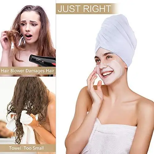 Microfiber Hair Towel Wrap - Image 30