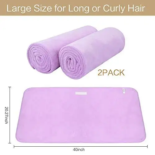 Microfiber Hair Towel Wrap - Image 5