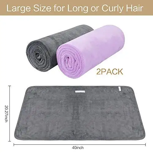 Microfiber Hair Towel Wrap - Image 6