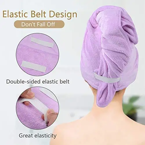 Microfiber Hair Towel Wrap - Image 8