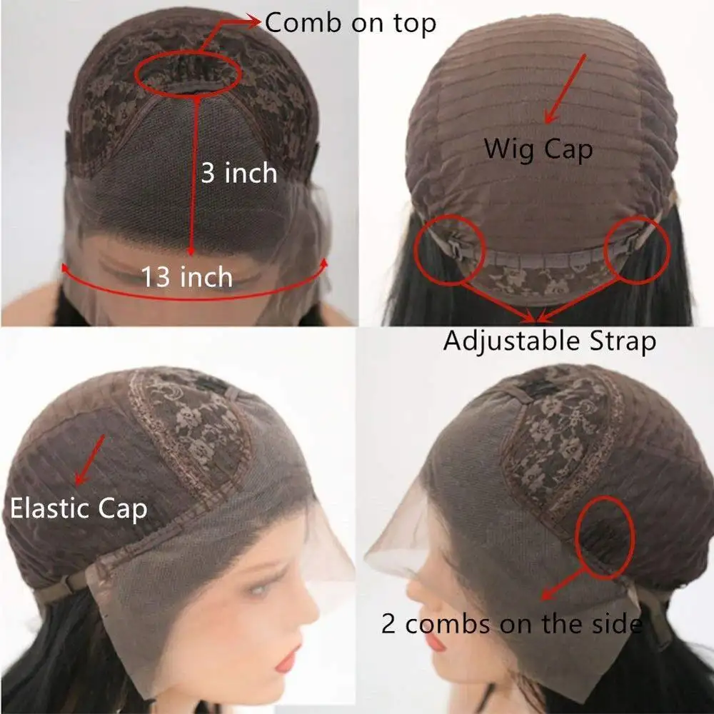 Millie Rose - Ombre Pink Wig Body Wave Synthetic Lace Front Heat Resistant Fiber Wig - Image 5