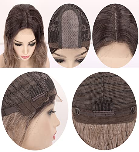 Mixed Blonde Wavy Ash Blonde Wig - Image 7