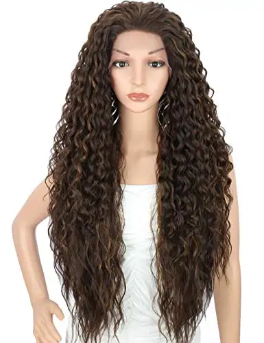 Multi Directional Parting Curly Heat Resistant Wig - Image 10