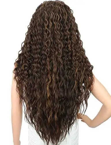 Multi Directional Parting Curly Heat Resistant Wig - Image 14