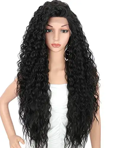 Multi Directional Parting Curly Heat Resistant Wig - Image 2