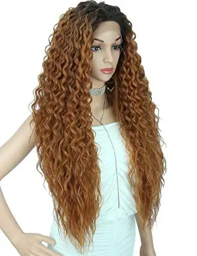 Multi Directional Parting Curly Heat Resistant Wig - Image 25