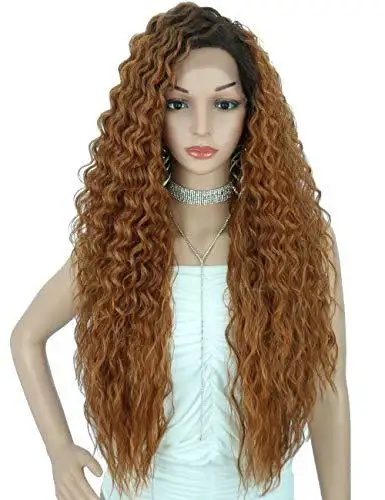 Multi Directional Parting Curly Heat Resistant Wig - Image 27
