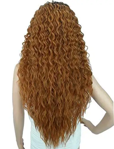 Multi Directional Parting Curly Heat Resistant Wig - Image 29