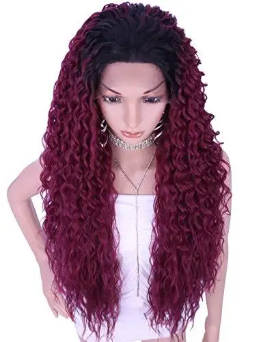 Multi Directional Parting Curly Heat Resistant Wig - Image 39