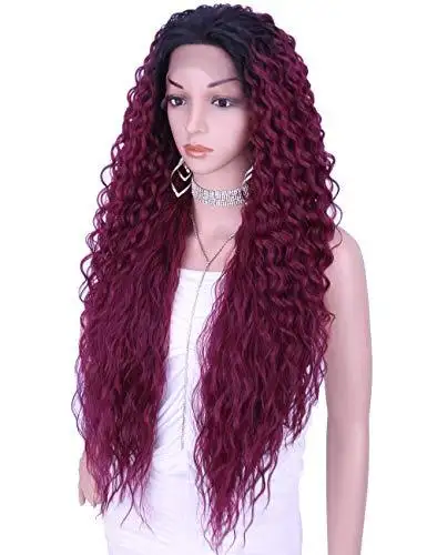 Multi Directional Parting Curly Heat Resistant Wig - Image 40