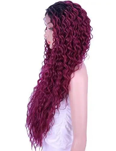 Multi Directional Parting Curly Heat Resistant Wig - Image 41