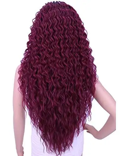 Multi Directional Parting Curly Heat Resistant Wig - Image 44