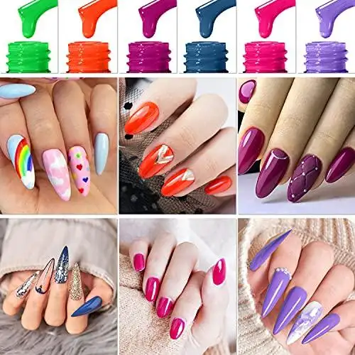 Nail Polish Kit with 36W UV LED Lamp Gel Polish Set  Nail Art Decorations - Image 5