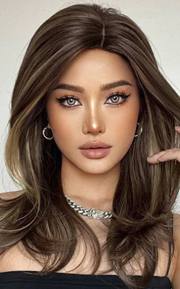 Heat Resistant Fiber Fashion Synthetic Wig - Image 16