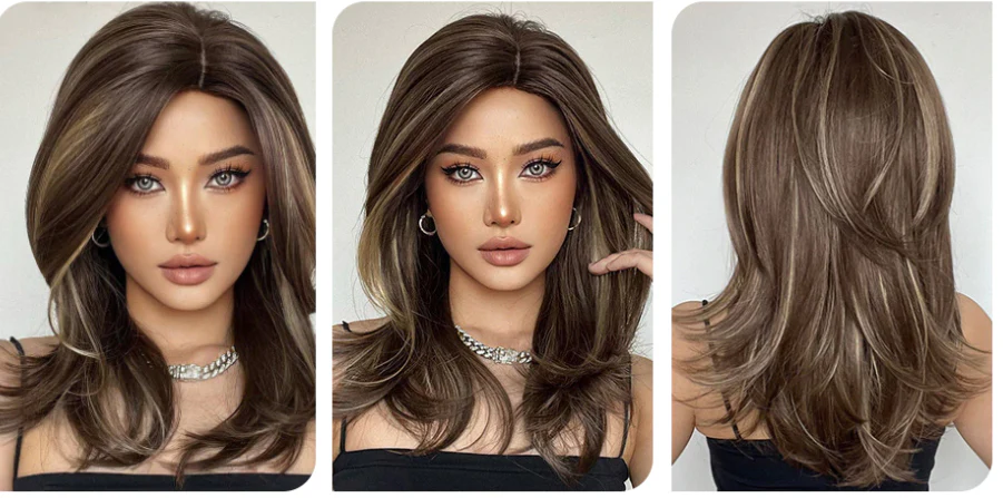 Heat Resistant Fiber Fashion Synthetic Wig - Image 22