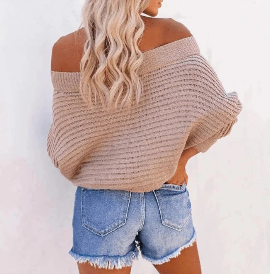 Off the Shoulder Sweater - Image 5