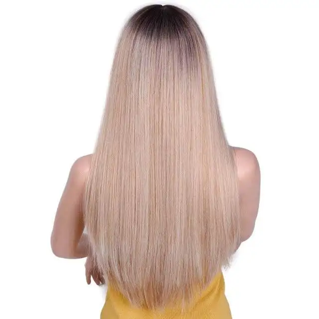 Straight Ombre 24 inch Heat Resistant Cosplay Wig - Image 11