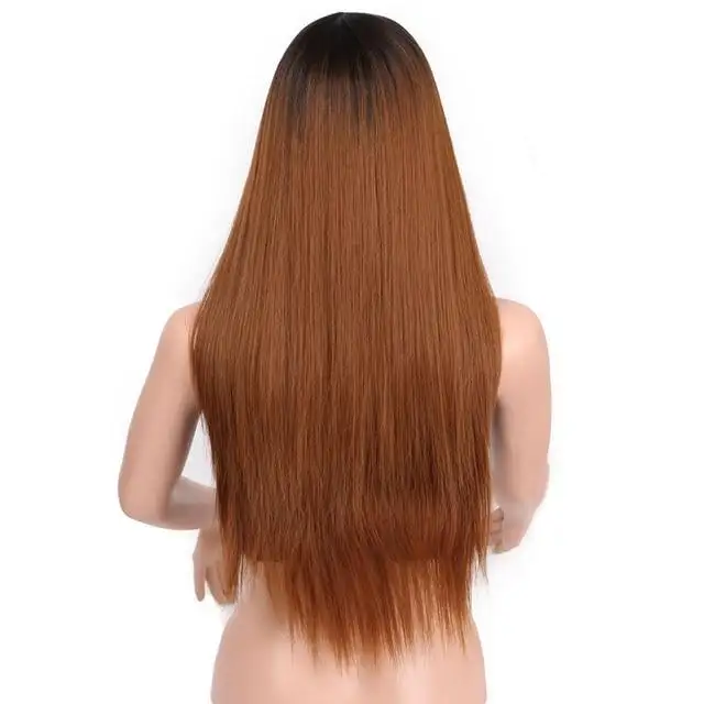 Straight Ombre 24 inch Heat Resistant Cosplay Wig - Image 14