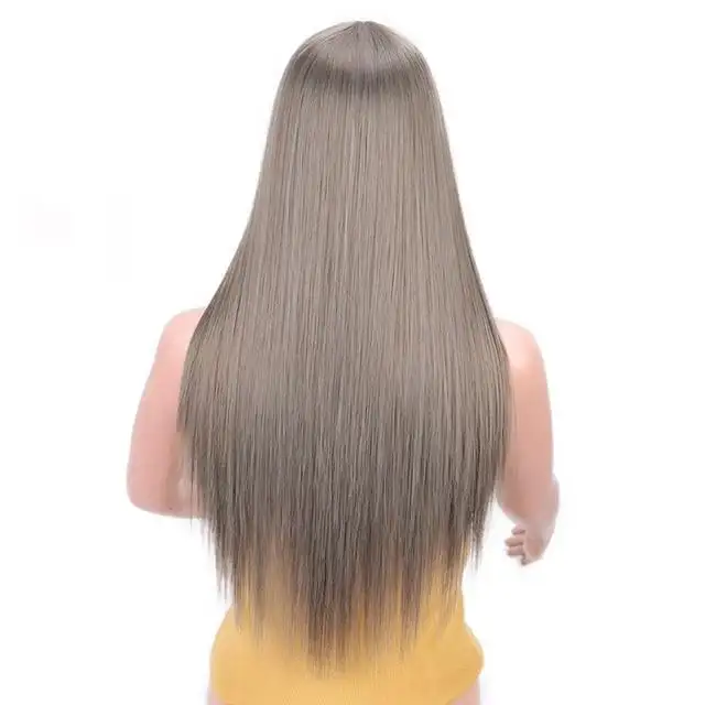 Straight Ombre 24 inch Heat Resistant Cosplay Wig - Image 5