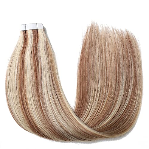 Ombre and Bayalage Tape In Human Hair Tape in Extensions - Image 14