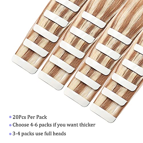 Ombre and Bayalage Tape In Human Hair Tape in Extensions - Image 16