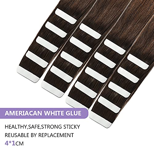 Ombre and Bayalage Tape In Human Hair Tape in Extensions - Image 3