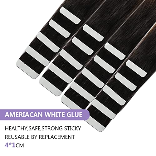 Ombre and Bayalage Tape In Human Hair Tape in Extensions - Image 34