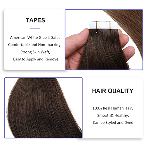 Ombre and Bayalage Tape In Human Hair Tape in Extensions - Image 43