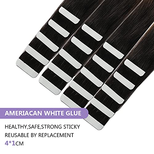 Ombre and Bayalage Tape In Human Hair Tape in Extensions - Image 54