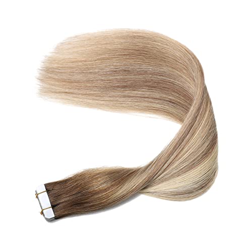 Ombre and Bayalage Tape In Human Hair Tape in Extensions - Image 57