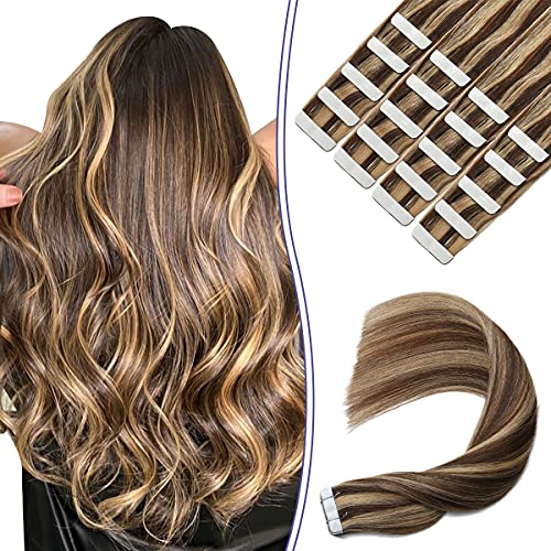 Ombre and Bayalage Tape In Human Hair Tape in Extensions - Image 68