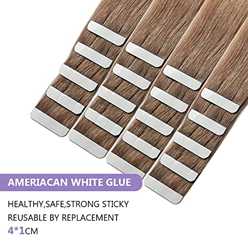 Ombre and Bayalage Tape In Human Hair Tape in Extensions - Image 77