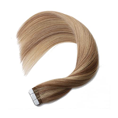 Ombre and Bayalage Tape In Human Hair Tape in Extensions - Image 86